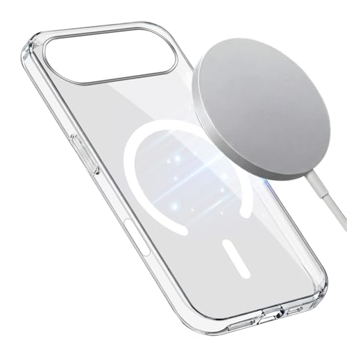 Image of Jkobi Lifetime Anti-Yellow MagSafe Compatible Clear Back Case Cover for Apple iPhone 17 Air (Sleek Hard Crystal | Camera Protection and Shockproof)