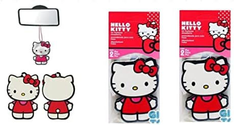 Hello Kitty Core Paper Air Freshener - Strawberry x 2 Pack (4pc Total)