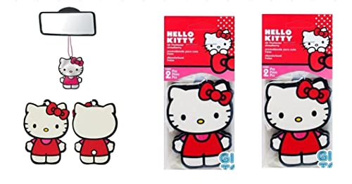 Hello Kitty Core Paper Air Freshener - Strawberry X 2 Pack (4Pc Total) #TOP4