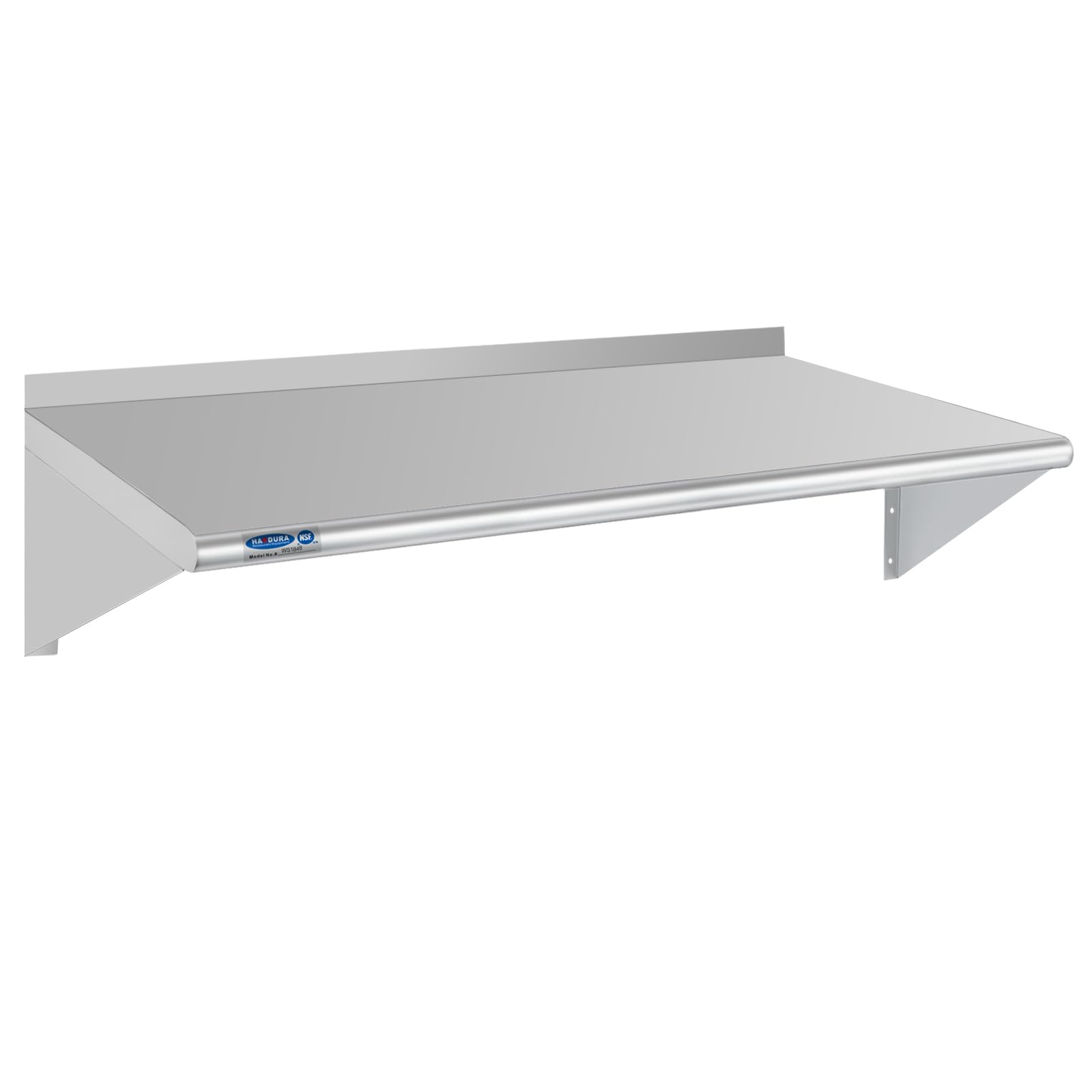 HARDURA Stainless Steel Shelf 18" x 48", 385lb