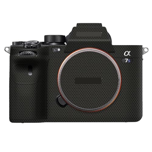 JERXTTON プレミアムカメラ プレミアムステッカー 保護フィルム 傷防止スキン に適合する Sony A7SIII A7SM3 A7S3 A7S III用(マトリックスブラック)