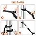 Hoedia 2 Packs Battle Rope Anchor Strap Kit Accessories for Home Gym Outdoor Muscle Workout Equipment,Carabiners with 4 Durable Straps and 2 Heavy Duty Carabiner, Home Gym Equipment
