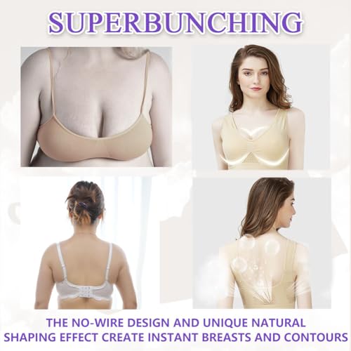 Kulken Bra, Real Kulken Anti Sagging Bras for Older Women, Corrects Breast Shape, Wireless Push Up, Comfort Cool2
