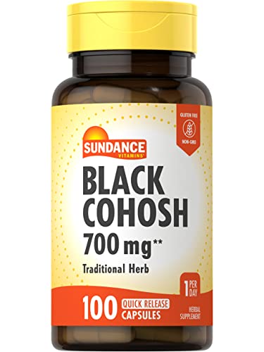 Sundance Black Cohosh 700mg | 100 Quick Release...
