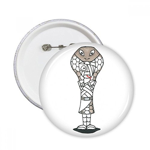 Cadeau Égypte momie HORUS lot de 5 broches badges ronds pour passionné