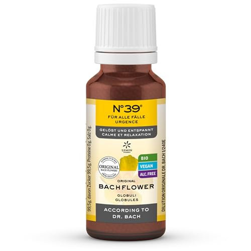 Original Bachblüten Globuli Nr. 39 Für alle Fälle von Lemon Pharma, Bio und Vegan