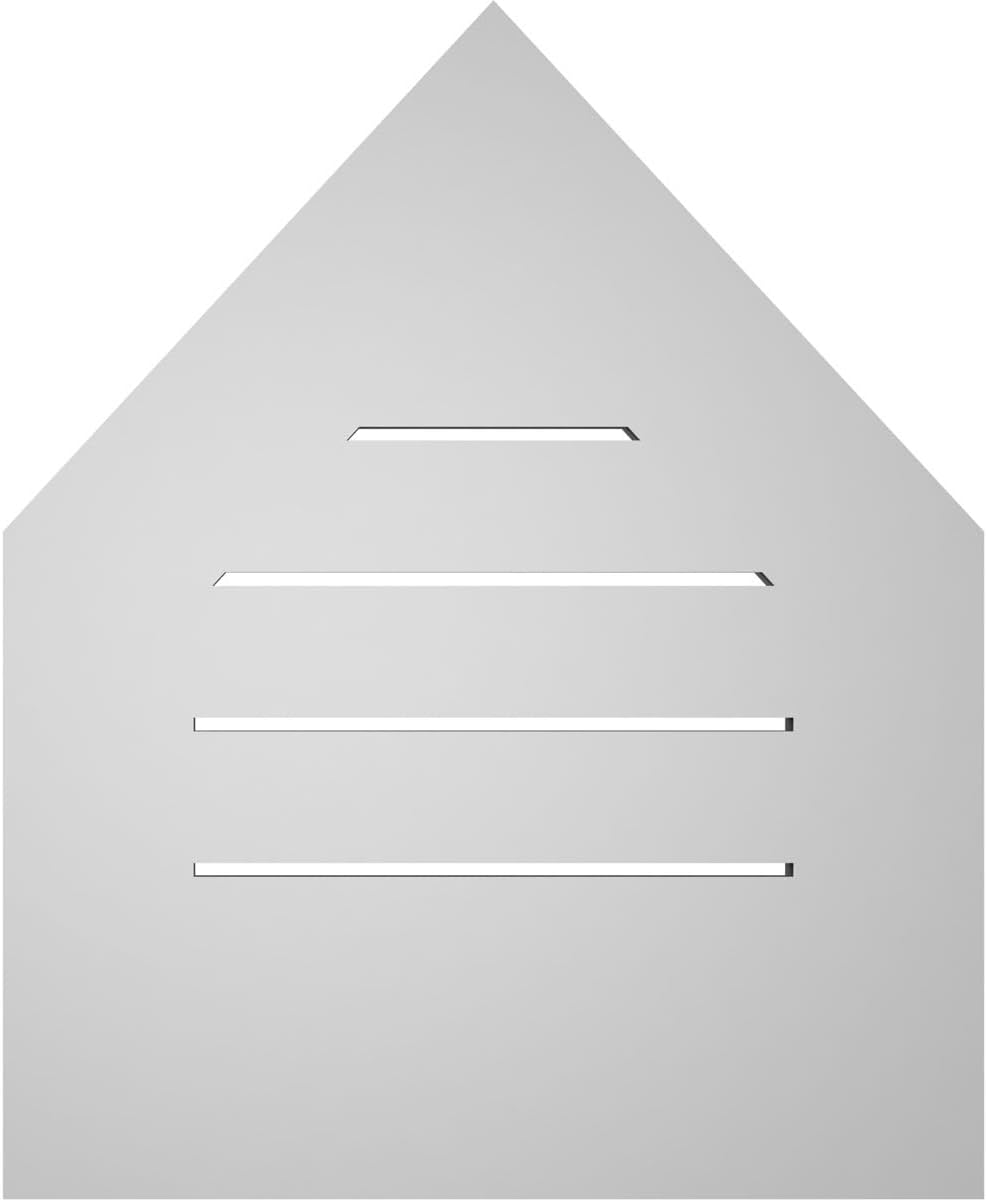 GVSPE18X2201SF-13 Peaked Top Standard Frame, Primed Tan Signature Series Surface Mount Gable Vents, 18-in. W x 22-in. H