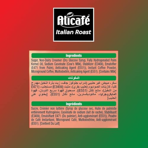 Image of Alicafe Italian Roast 3 in 1 Instant Coffee | Smooth With Microground Coffee | Instant Coffee Sachets | (30 x 16.5g)