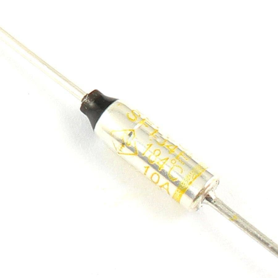 10 Pcs Thermal Fuse 184 Degree TF Cutoff 250V 10A SF184E