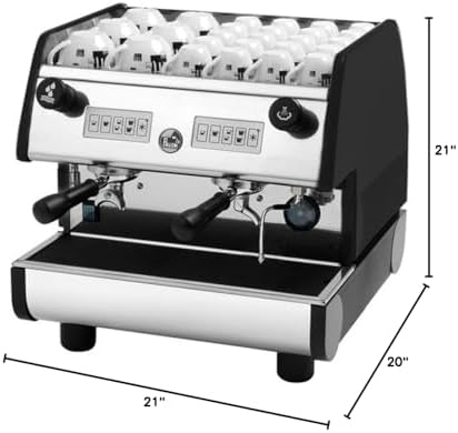 Buy La Pavoni Pub 2V-B Espresso Machine – Volumetric Commercial Coffee Maker