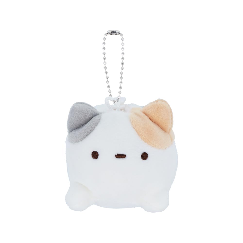Amazon | [サンスター文具] ずんどうネコ キーホルダー ぬいぐるみ