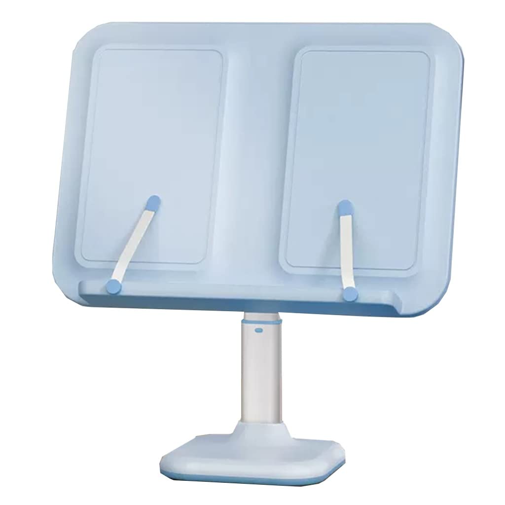 Leggio Da Tavolo GIZNXBA Regolabile In Legno E Alluminio Con Fermagli - Rotazione 180° Per Libri, Computer E Tablet, Misura L (39x26,5 Cm) - 2