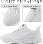 Judxsious Womens Running Shoes 2026 Causal Sneakers for Woman Breathable Mesh Walking Shoes Lighteweight Women's Athletic Shoes