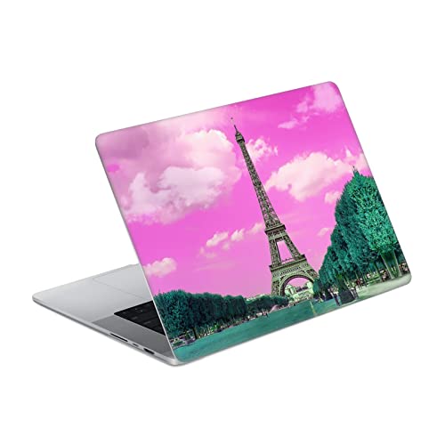 Autocollant Peau MacBook Pro 14 A2442 LebensArt Paris Rose Vinyle Protection Coque