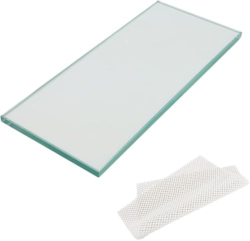 SCOTTCHEN Placa de lapeo de vidrio plano Sistema de afilado de placa flotante plana muerta Vidrio para afilar 5-18 pulgadas de ancho x 11-78 disponible en Yaxa Peru