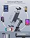 BOOMVATO Cup Holder Tablet Mount for Car, Universal iPad Cup Holder Mount for Truck with Adjustable Arm for iPad Pro 12.9/11/10.5/9.7/Air/Mini, iPhone, Samsung Galaxy Tab/Z Fold 4/3, 4.7-13