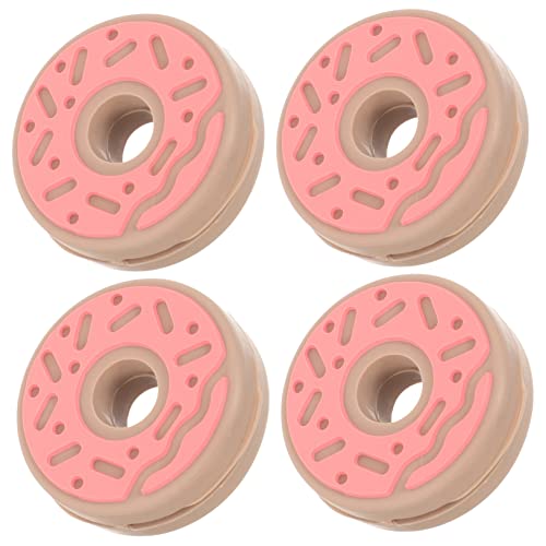 JOINPAYA 4pcs Tennis Racket Dampeners Silicone Vibration Absorbers for Rackets Decorative Tennis Accessory