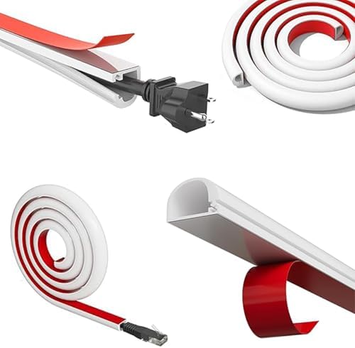 Mini White Cable Trunking,Self Adhesive Tape Cable Duct To Hide W...