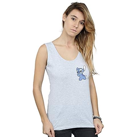 Disney Women's Stitch Backside Print Vest Cover