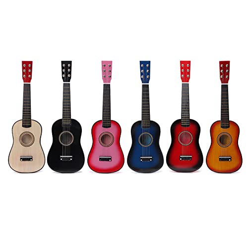 Ukulélé en bois de tilleul à 6 cordes de 58,4 cm avec étui pour ukulélé, musique classique (rose) - Les Beatles, Paul McCartney, John Lennon, RIngo Starr, George Harrison Ukulélé en bois de tilleul à 6 cordes de 58,4 cm avec étui pour ukulélé, musique classique (rose) – Image 4