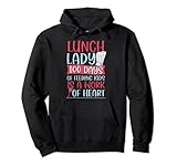 Photo Gallery lunch lady 100 days of nuting kids è un opera di cuore felpa con cappuccio Photo Gallery lunch lady 100 days of nuting kids è un opera di cuore felpa con cappuccio