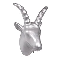 ZOO Billy Goat Coat Hook, Silver