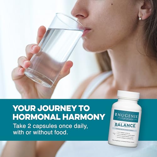 Nugenix for Women Balance - Hormone Balance for Women, Boost Energy, Improve Focus & Mental Clarity, Restore Hormonal Balance, Menopause, Ashwagandha KSM-66, Turmeric, Vitamin D, DIM, 60 Count - Image 6