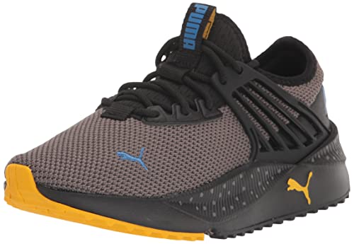 PUMA Pacer Future City Escape Sneaker, Castlerock Black-Victoria Blue, 4.5 US Unisex Big Kid