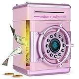 Yellcetoy Salvadanaio Elettronico per Bambini, Timone Cassaforte con Codice di Sicurezza e...