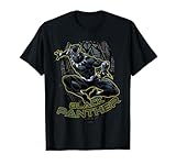 Marvel Black Panther Gold Trimmed Pounce Graphic T-Shirt