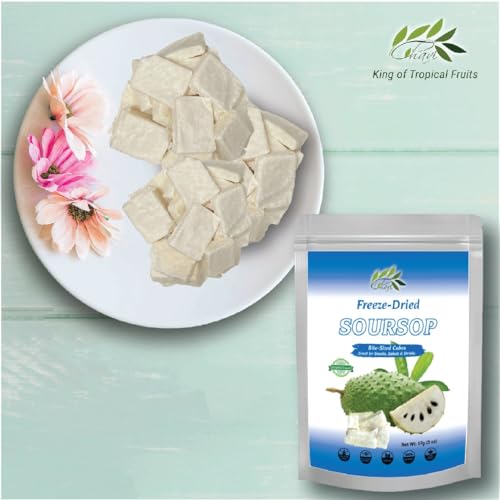 Image of CHAVI Freeze-Dried Soursop - 2 Oz - Healthy 1 Ingredient Superfood - No Added Sugars or Preservatives - Non-GMO, Vegan, Gluten-Free