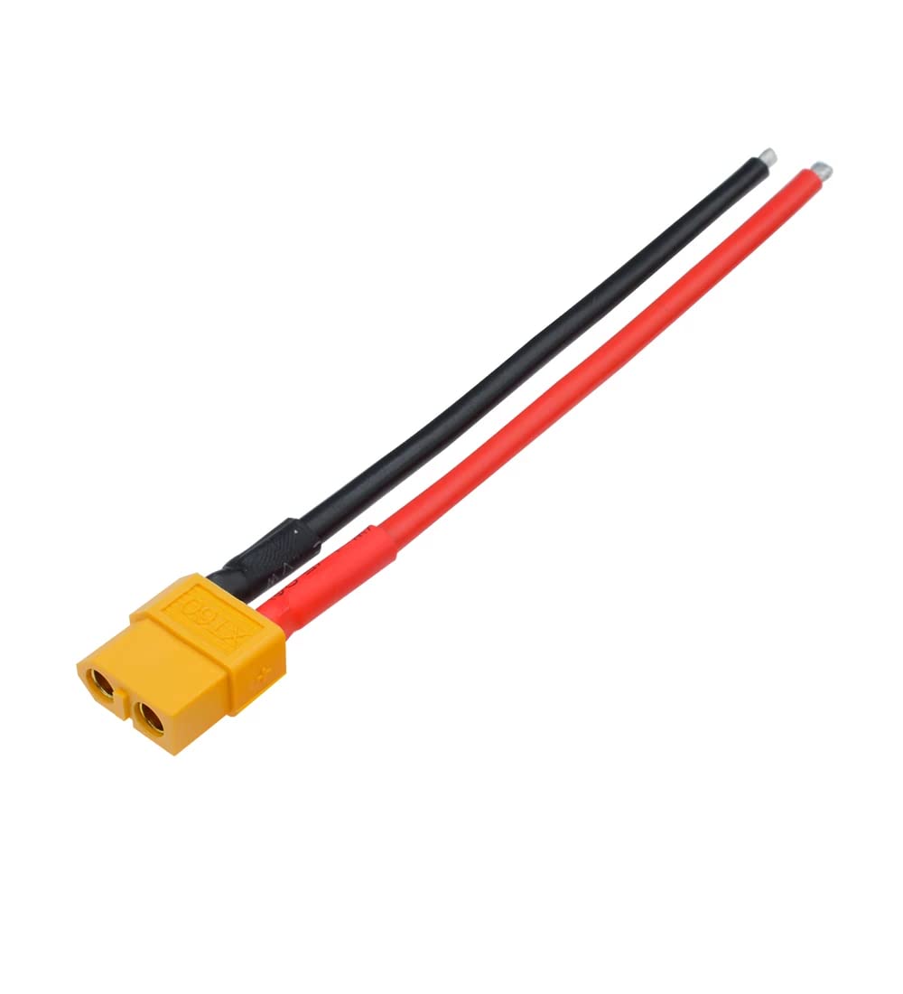 xcluma XT60 Female Bullet Connector Plug with Silicone 14 AWG Cable for RC Lipo Battery-picture-22