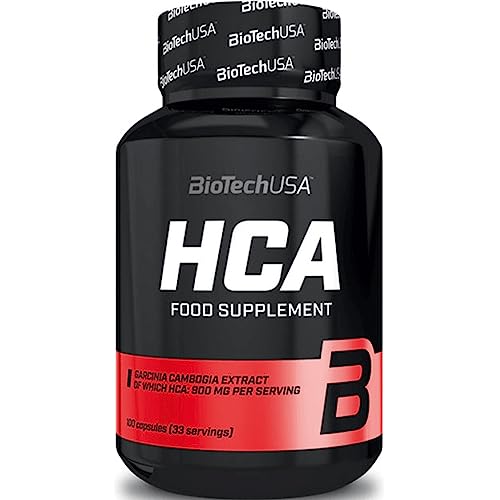 BioTechUSA HCA Complemento alimenticio a base de ácido hidroxicítrico, 100 cápsulas