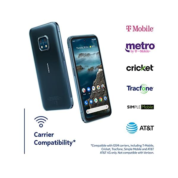 Nokia-XR20-5G-Android-11-Unlocked-Smartphone-Dual-SIM-US-Version-6128GB-667-Inch-Screen-48MP-Dual-Camera-Polar-Night Nokia XR20 5G | Android 11 | Unlocked Smartphone | Dual SIM | US Version | 6/128GB | 6.67-Inch Screen | 48MP Dual Camera | Polar Night,Blue