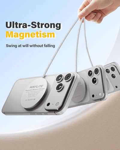 6FT Magnetic Wireless Charger Charging Pad - image 4