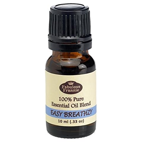 Fabulous Frannie Easy Breathzy Made with 100% Pure Essential Oils Perfect Blend of Eucalyptus, Cajeput and Peppermint 10ml Cover