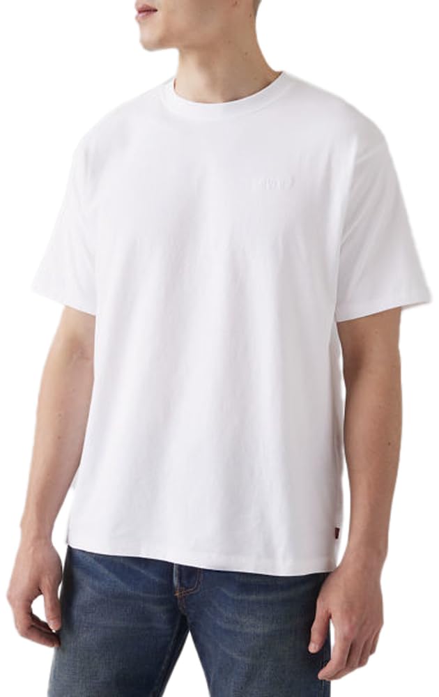 Levi's Men's Red Tab Vintage Tee T-Shirt, White +, XS