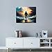 Tumovo Jesus Walking on Water DIY Paint by Number Kit - Sunset Scene on 16x20inch Canvas for Adults & Kids