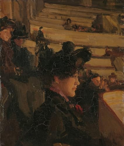 Peinture célèbre d'Isaac Israels poster abstrait tableau mural toile 60x90cm