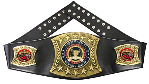Express Medals Custom Chili Cook Off Trophy Personalized Championship Leather Belt FCL437