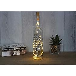 Lamparas De Mesa Con Botellas De Cristal Marco Paul Botella de Cristal con Forma de Vino Inspirada en Harry Potter, Cadena de Luces LED de Alambre para decoración de Dormitorio de niños, Centro de Mesa de Boda, Regalo de cumpleaños