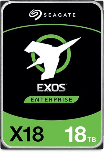 Seagate Exos X18 18TB Internal Server Hard Drive ST18000NM014J 3.5 HDD SATA 6Gb/s 7200RPM 256MB Cache (Refurbished)