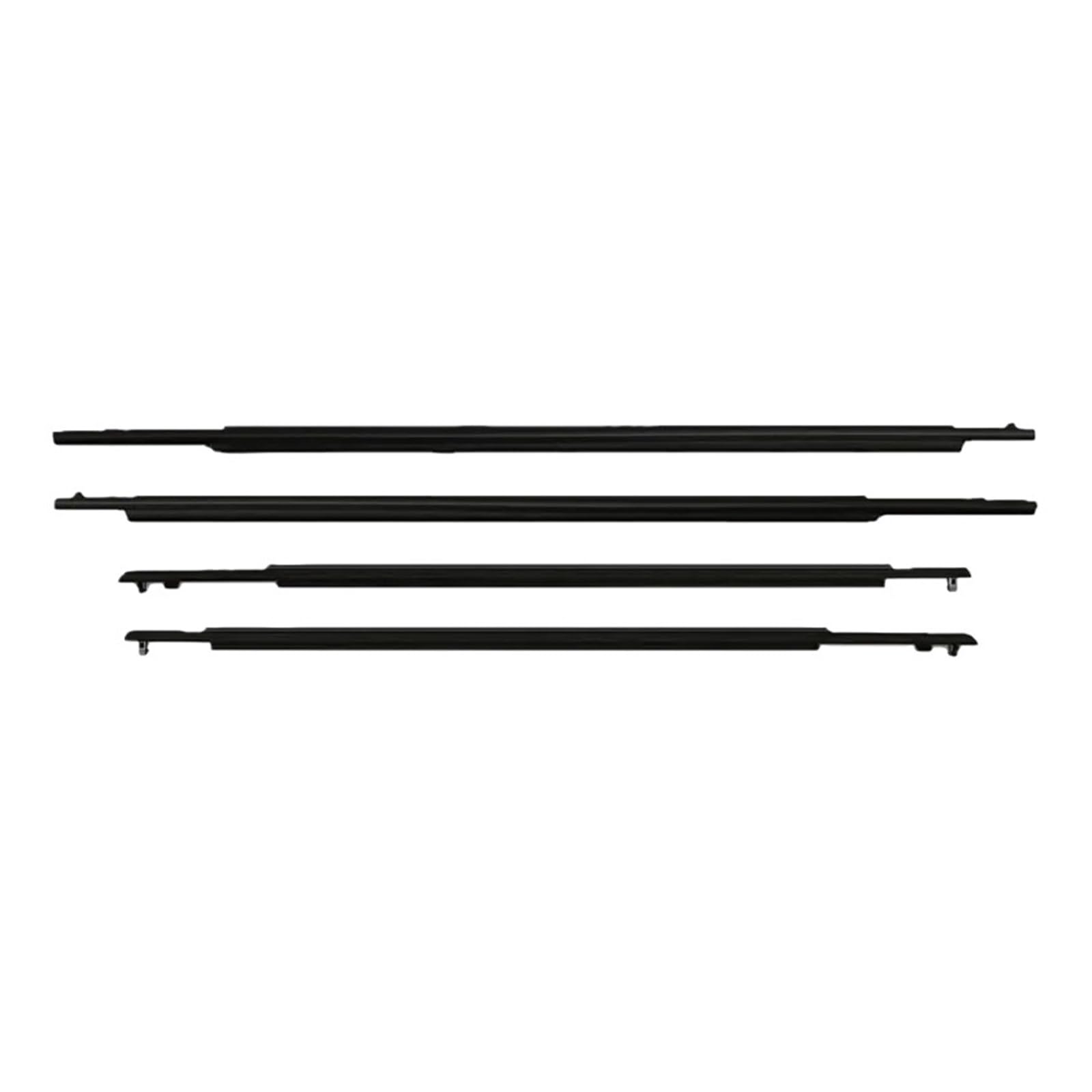 Watjcse One Color Car Window Outer Weatherstrip Side Door Glass Rubber Belt Moulding Sealing Strip Compatible With Toyota Prius 2010-2015