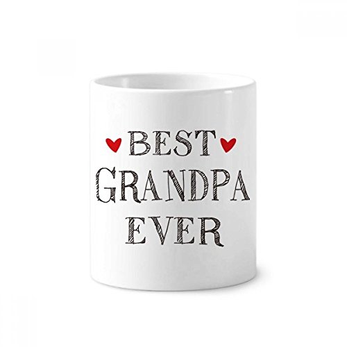 Porte-brosse à dents grand-papa tasse blanche de table pour organiser bureau et salle de bain