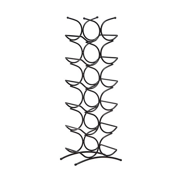 Amazon Basics Wine Rack for 12 Bottles, Black