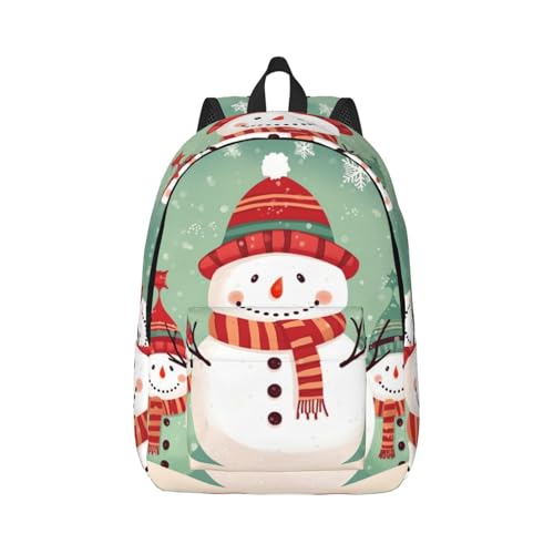 Sac à dos Merry Christmas en toile léger pour soulager le dos