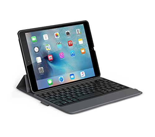 ZAGG ID8MBN-BB0 - Custodia a libro Messenger con tastiera, per Apple iPad Pro 9,7', non retroilluminata, colore: Nero