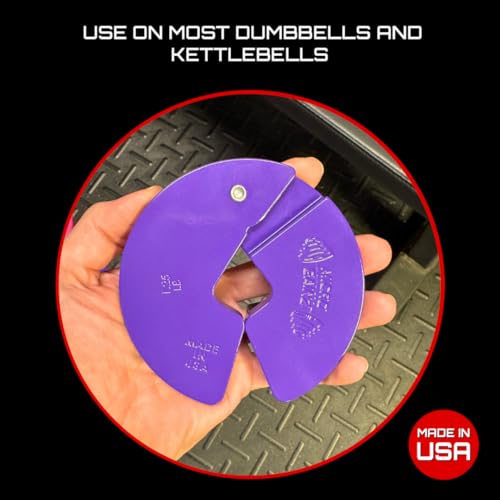 Image of Micro Gainz 1.25LB Dumbbell Fractional Weight Plates, 2-Piece