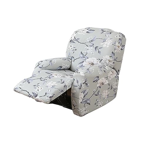 Image of Eco-Ancheng Recliner Slipcovers 4-Pieces Lazyboy Recliner Covers Recliner Couch Covers Recliner Chair Cover Non Slip Reclining Slipcovers with Storage Pockets Furniture Protector for Living Room