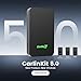 CarlinKit 5.0 Wireless CarPlay & Android Auto Adapter,Online Update,Two Channel Connection, Plug & Plug, for Cars with OEM Wired CarPlay & Android Auto(2016-2024)